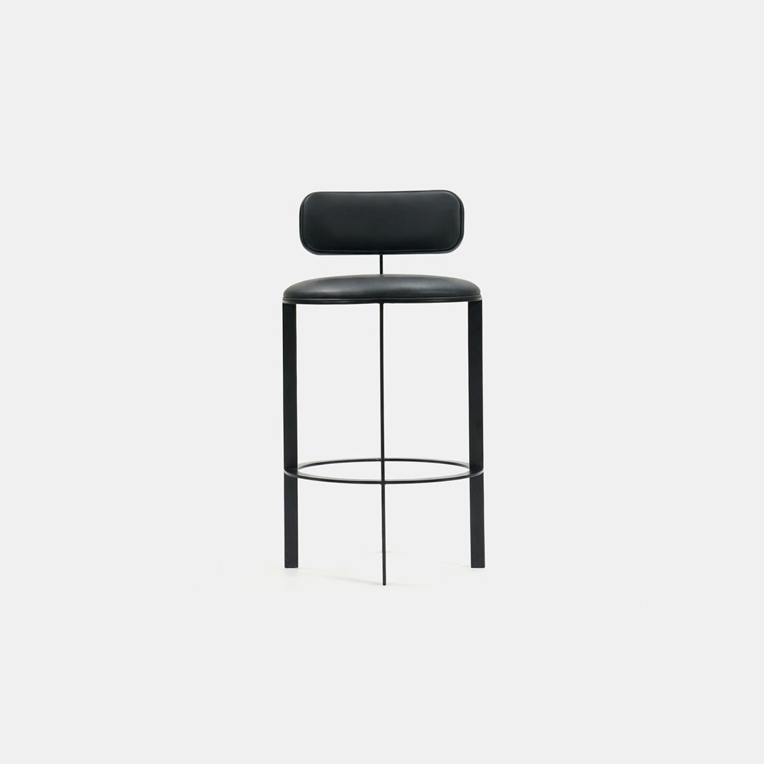 Barlume Stool with Back - Bar Height